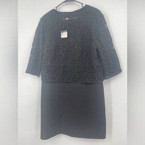 Limited Edition 4. Collective Lace “Carnaby” Fitted Midi Dress Sz 12 $325.